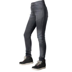 QUẦN JEAN BẢO HỘ MOTO CHO NỮ BULL- IT LADIES ELARA GREY SLIM SHORT