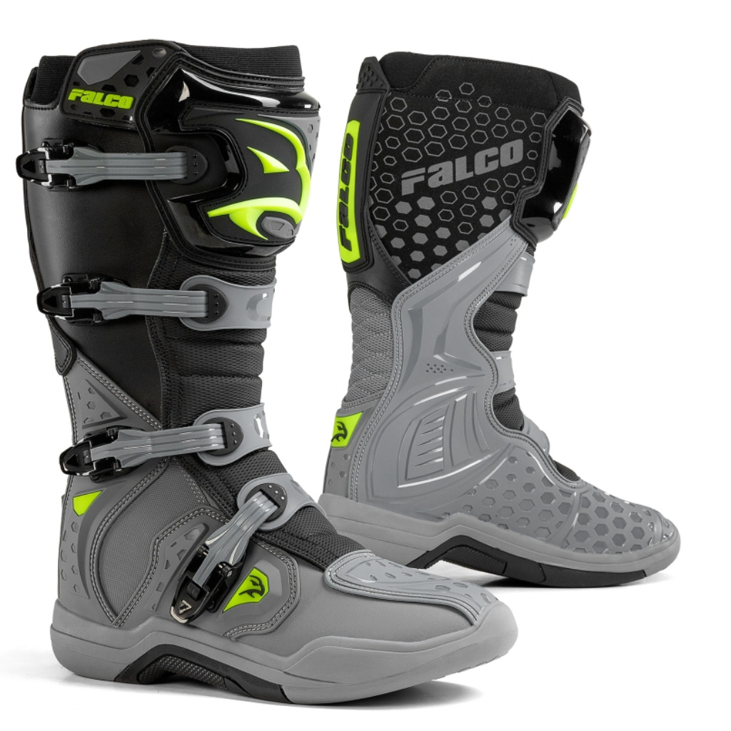 Trang chủ 55 GIÀY BẢO HỘ MOTO FALCO ENDURO/OFF-ROAD LEVEL 2 - GREY FLUO