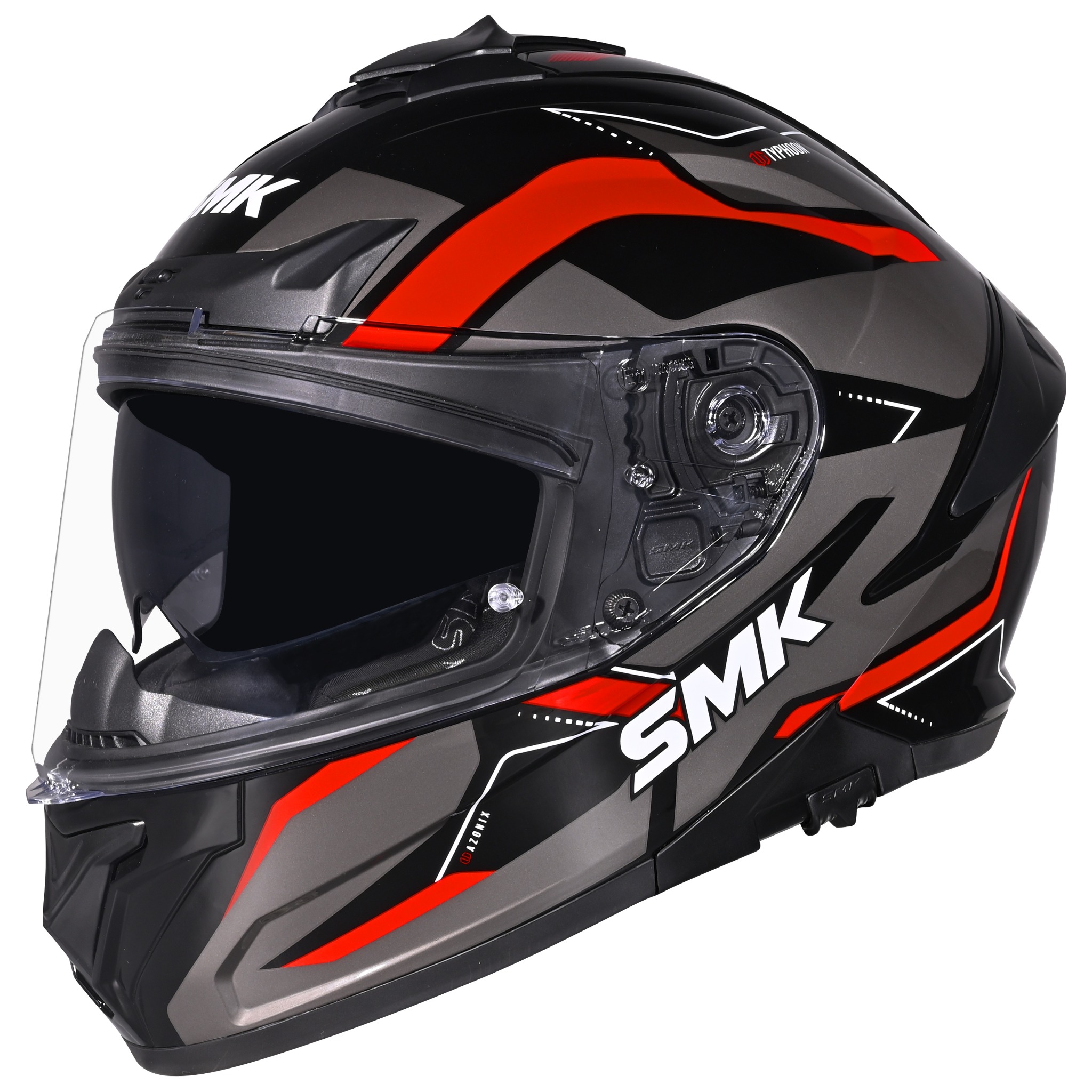 Trang chủ 13 MŨ BẢO HIỂM FULLFACE SMK TYPHOON AZONIX GL263 (ECE 22.05 & 06 | DOT)