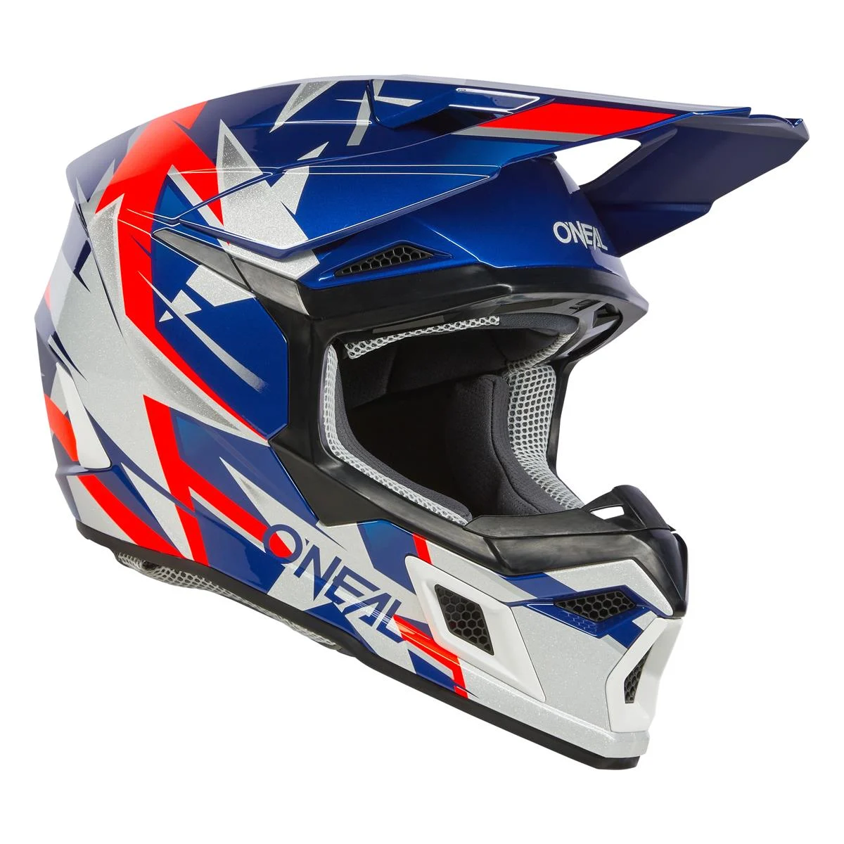 MŨ BẢO HIỂM FULLFACE O'NEAL 3SRS HELMET RIDE V.24 BLUE/WHITE/RED (ECE 22.06 & DOT)
