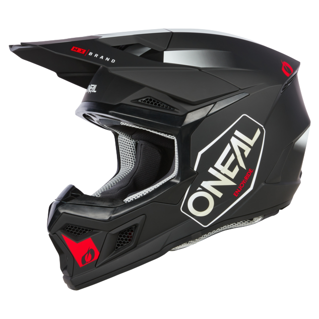 MŨ BẢO HIỂM FULLFACE O'NEAL 3SRS HELMET HEXX V.24 BLACK/WHITE/RED (ECE 22.06 & DOT)
