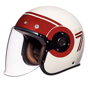 MŨ BẢO HIỂM SMK RETRO JET SEVEN - GL130 (ECE 22.05 & 06 | DOT)