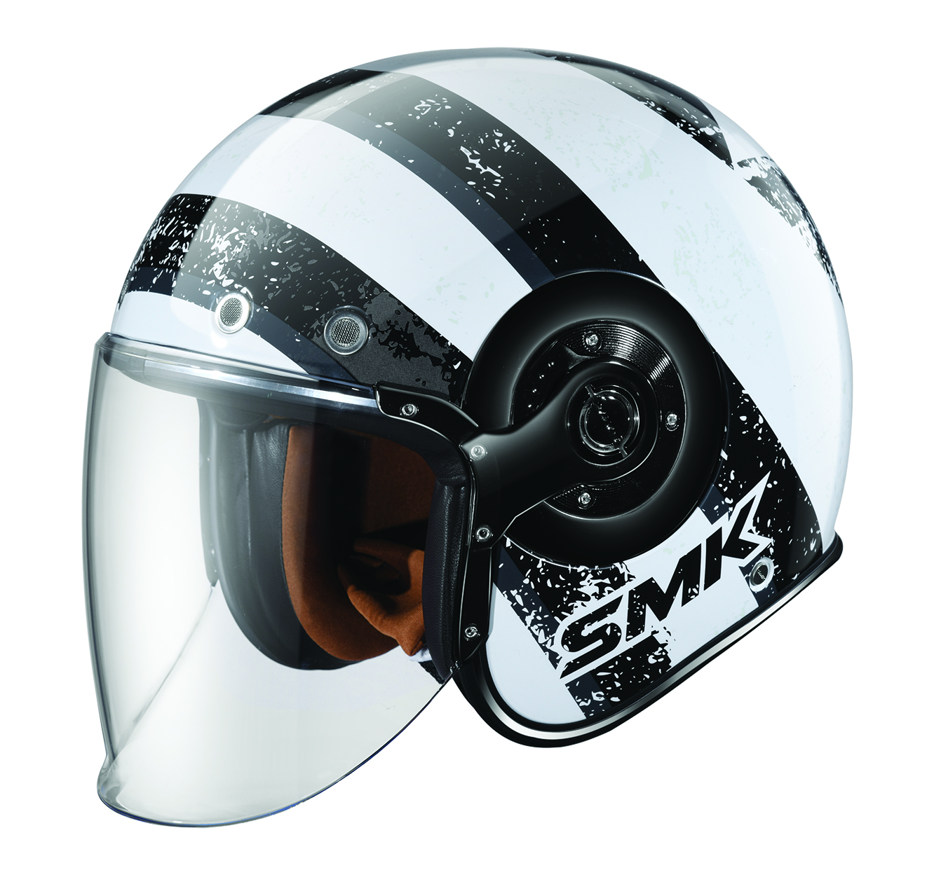 MŨ BẢO HIỂM SMK RETRO JET PINSTRIPE - GL166 (ECE 22.05 & 06 | DOT)